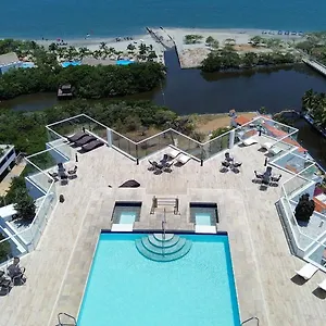 Apto Con Servicio De Playa, Terraza Con Vista 360 Apartamento